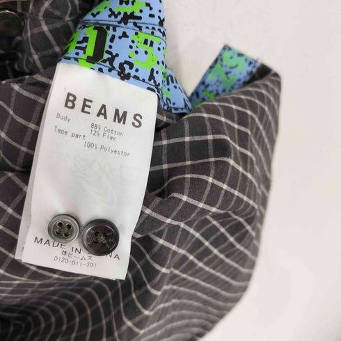 ビームスエスエスゼット BEAMS SSZ CUT CHECK SHIRT メンズ JPN:S
