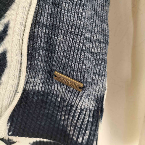 ジャストカヴァリ Just Cavalli インディゴタイダイ Vネックニット メンズ EUR:52