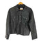 ザラ ZARA Faux leather overshirt レディース US M
