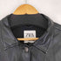 ザラ ZARA Faux leather overshirt レディース US M