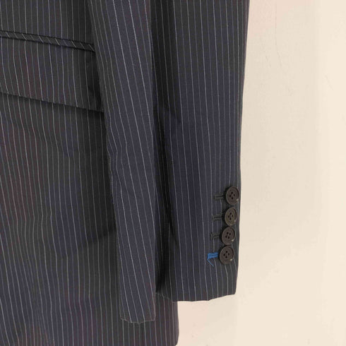 バーバリーブラックレーベル BURBERRY BLACK LABEL ストライプ テーラードジャケット メンズ