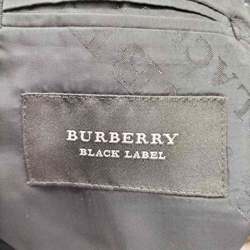 バーバリーブラックレーベル BURBERRY BLACK LABEL ストライプ テーラードジャケット メンズ