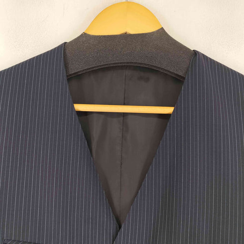 バーバリーブラックレーベル BURBERRY BLACK LABEL ストライプ ベスト メンズ