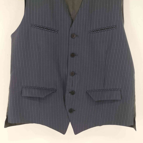 バーバリーブラックレーベル BURBERRY BLACK LABEL ストライプ ベスト メンズ