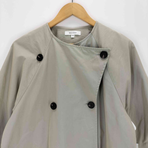 マウジー moussy COLLARLESS TRENCH コート レディース 1
