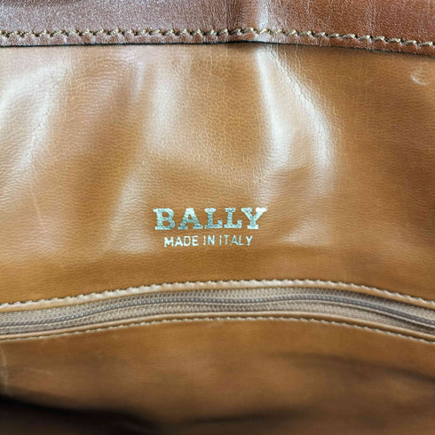 バリー BALLY ロゴ エンボス ボストンバッグ メンズ