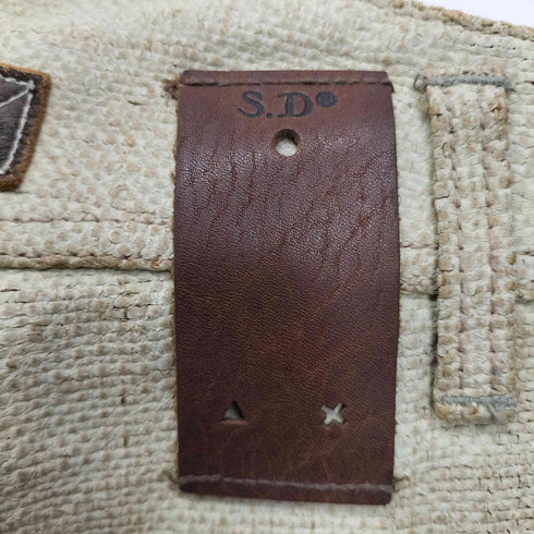 STUDIO D’ARTISAN リネン デザインストレートパンツ メンズ JPN:S