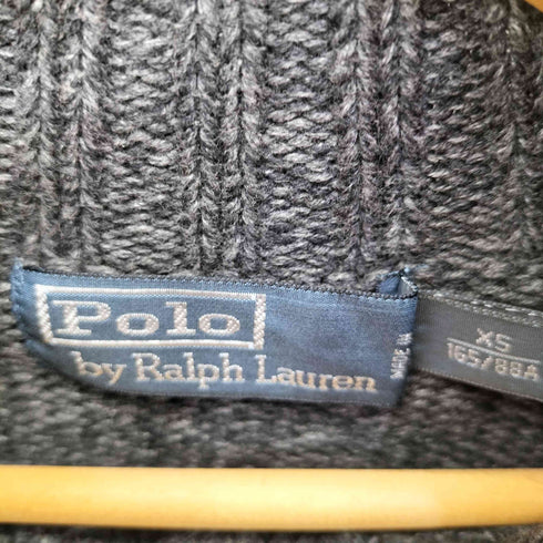 ポロバイラルフローレン Polo by RALPH LAUREN ハーフボタンコットンハイネックニット メンズ import:XS