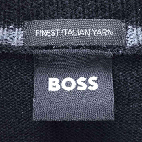ヒューゴボス HUGO BOSS finest italian YARNドライバーズニット メンズ JPN:M