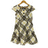バーバリーブルーレーベル BURBERRY BLUE LABEL ノバチェック総柄ワンピース レディース JPN:36
