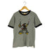 キャラクタープリント リンガーTシャツ メンズ import:L