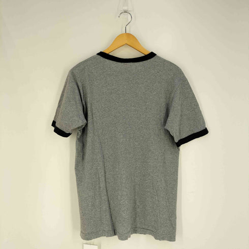 キャラクタープリント リンガーTシャツ メンズ import:L
