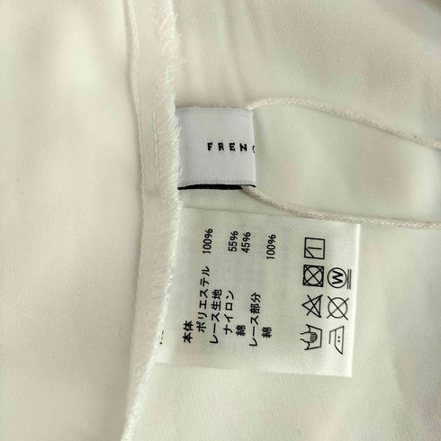 フレンチパヴェ FRENCH PAVE スタンドカラーレースブラウス レディース