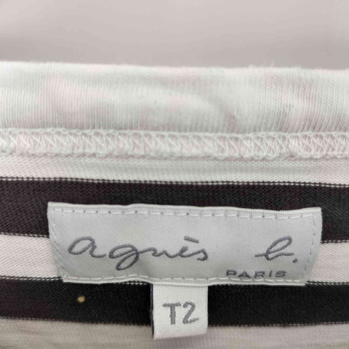 アニエスベー agnes b. ボーダーカットソー レディース T2