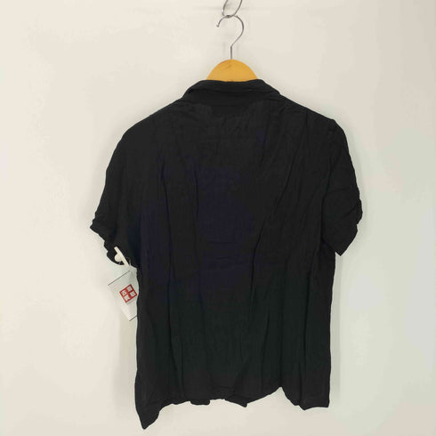 サグハーバー SAG HARBOR 半袖開襟レーヨンシャツ レディース import:M