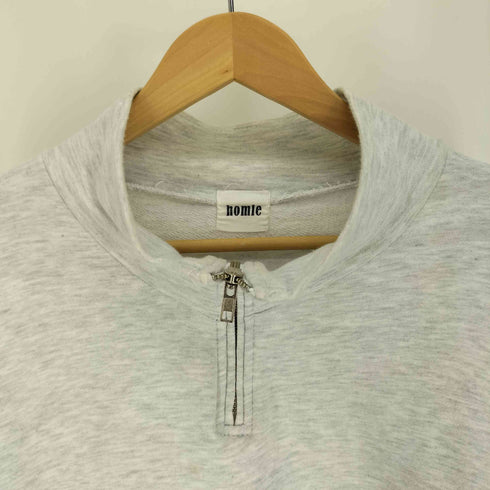 HOMIE Oxford HALF ZIP SWEATSHIRTS オックスフォード カレッジ ロゴ 刺繍 ハーフジップ スウェット メンズ