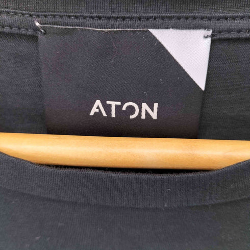 エイトン ATON SUVIN 60/2 ラウンドヘム L/S Tシャツ レディース 02