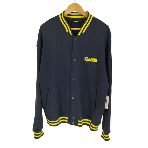 エクストララージ XLARGE 21AW SWEAT VARSITY JACKET スウェット ヴァーシティ ジャケット スタジアムジャケット スタジャン メンズ JPN:L