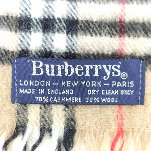 バーバリーズ BURBERRYS ノバチェック柄 マフラー メンズ