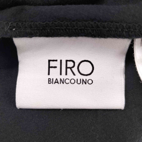 FIRO BIANCOUNO ハイネック 半袖ワンピース レディース 40