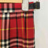 バーバリーブルーレーベル BURBERRY BLUE LABEL プリーツ チェック ウールラップスカート レディース 38