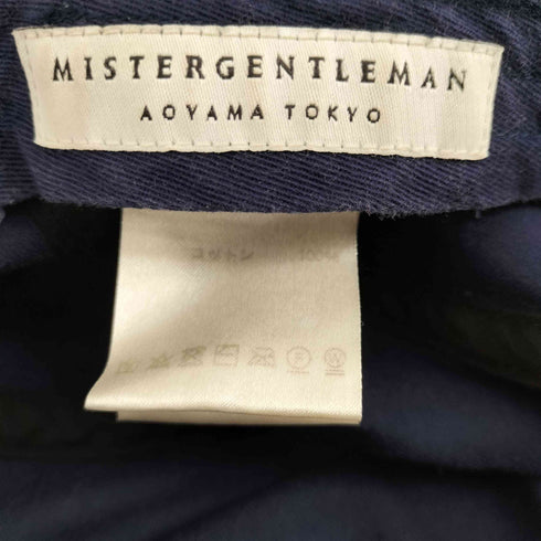 ミスタージェントルマン MISTERGENTLEMAN COTTON TWILL CAP メンズ FREE