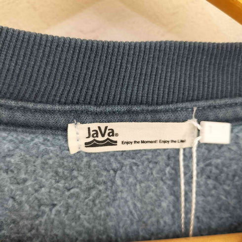 ジャバ JaVa ヴィンテージプリント裏起毛スウェットプルオーバー メンズ JPN:XL