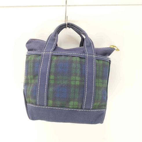 エルエルビーン L.L.Bean タータンチェック ミニハンドバッグ レディース