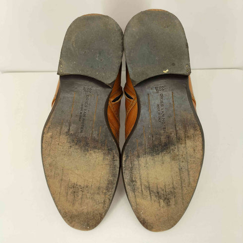 ドリスヴァンノッテン DRIES VAN NOTEN MADE IN ITALY サイドジップ ウィングチップブーツ メンズ 39 1/2