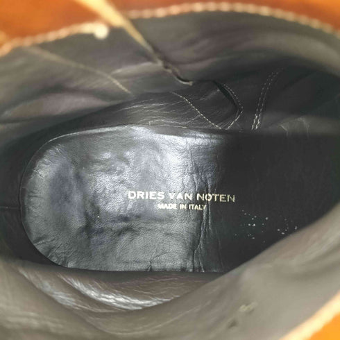 ドリスヴァンノッテン DRIES VAN NOTEN MADE IN ITALY サイドジップ ウィングチップブーツ メンズ 39 1/2