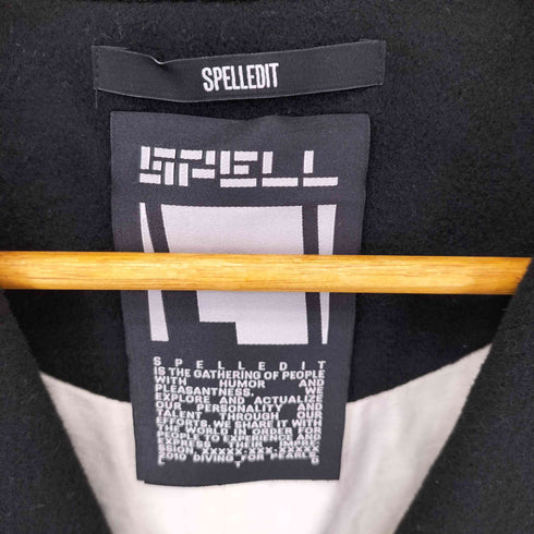 SPELLEDIT ウールナイロンチェスターコート レディース