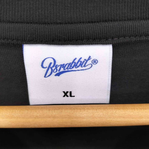 BSRABBIT ロゴプリントL/S TEE メンズ import:XL