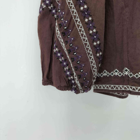 ザラ ZARA ビジューデザイン L/S ブラウス レディース import:L
