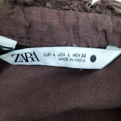 ザラ ZARA ビジューデザイン L/S ブラウス レディース import:L