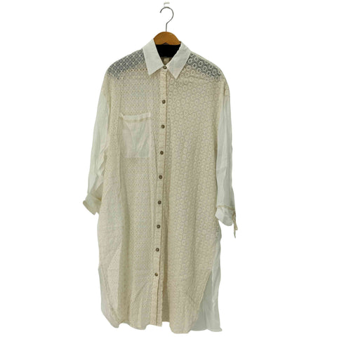 ザラ ZARA レース切替 L/S ワンピース レディース import:L