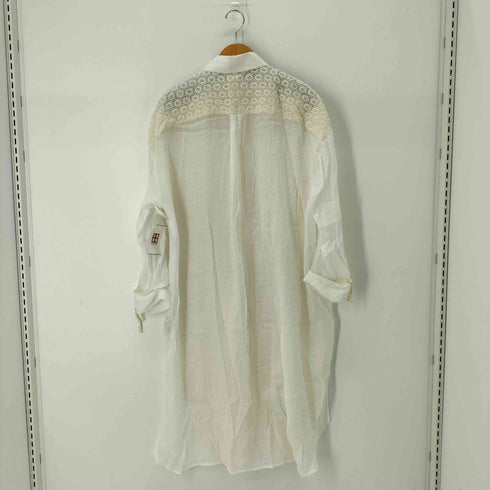 ザラ ZARA レース切替 L/S ワンピース レディース import:L