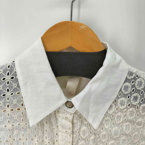 ザラ ZARA レース切替 L/S ワンピース レディース import:L