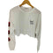 SPELLEDIT 袖薔薇プリント ショート丈 L/S カットソー レディース FREE