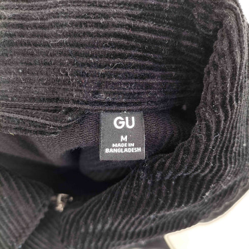 ジーユー GU コーデュロイ ジップアップシャツ / コーデュロイバギーパンツ セットアップ メンズ M / S