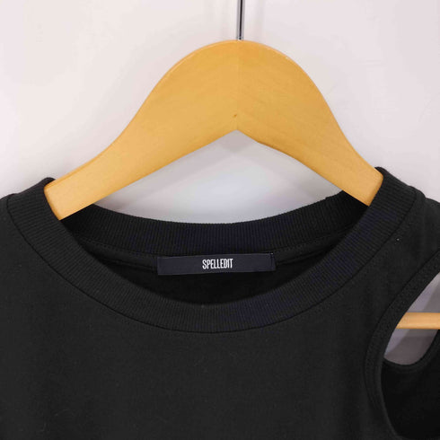 SPELLEDIT カットショルダーL/S TEE レディース