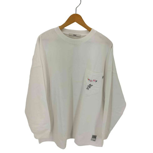 SPELLEDIT 両面プリントポケット L/S TEE レディース