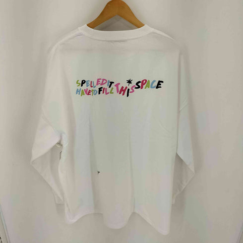 SPELLEDIT 両面プリントポケット L/S TEE レディース