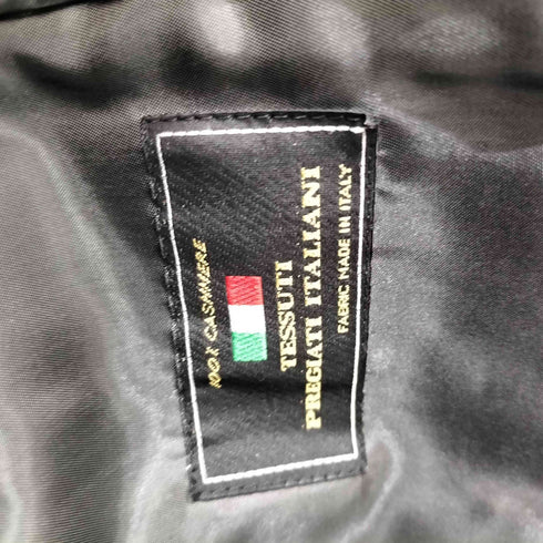 TESSUTI PREGIATI ITALIANI カシミヤ ステンカラーコート メンズ 92A4