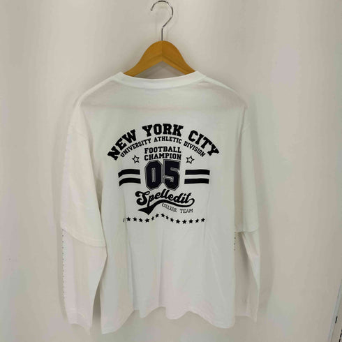 SPELLEDIT 両面プリントL/S TEE レディース