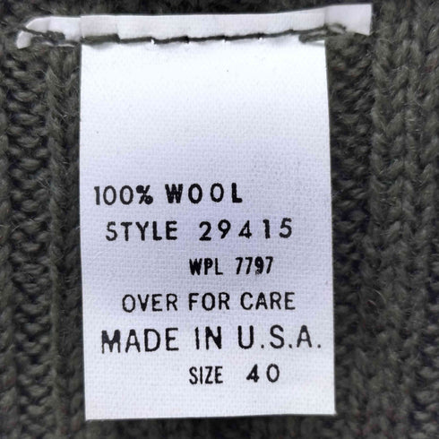 USA製 エルボーパッチ ニット レディース 40