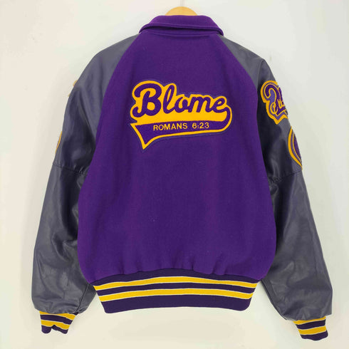 ホロウェイ HOLLOWAY 90s USA製 ワッペン スタジアムジャンパー メンズ import:M
