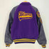 ホロウェイ HOLLOWAY 90s USA製 ワッペン スタジアムジャンパー メンズ import:M