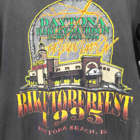 ハーレーダビッドソン HARLEY-DAVIDSON ©1995 MADE IN USA 両面プリントS/S TEE メンズ JPN:L
