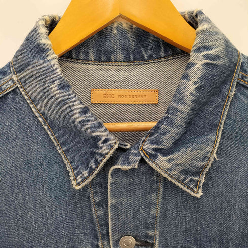 アールエイチシーロンハーマン RHC Ron Herman Indigo Denim Jacket ダメージ加工 メンズ JPN:M