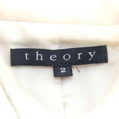 セオリー theory ベルト付 比翼ウールコート レディース 31